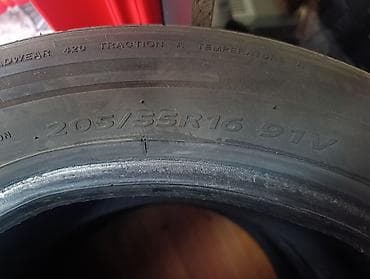 Шины 2шт лето 205/55/16 почти новые проехали один сезон