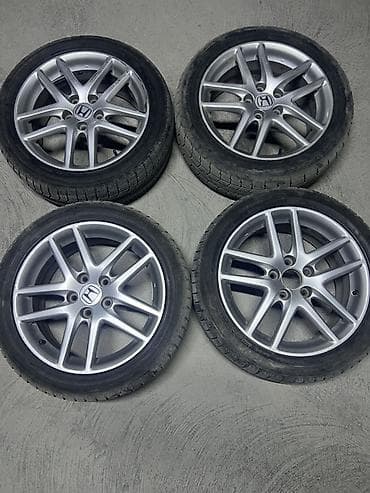 Шиналар жана дисктер: Комплект из 4 колес Honda: оригинальные легкосплавные диски с зимними — 1