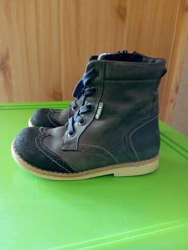 детская ортопедическая обувь: Деми ботинки, кажанные, ортопедические, с ортопедической стелькой для — 1