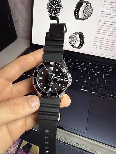 del sol: Классические часы часы, Casio, Япония, Водонепроницаемые, Таймер, Оригинал, Мужские, Новый — 1