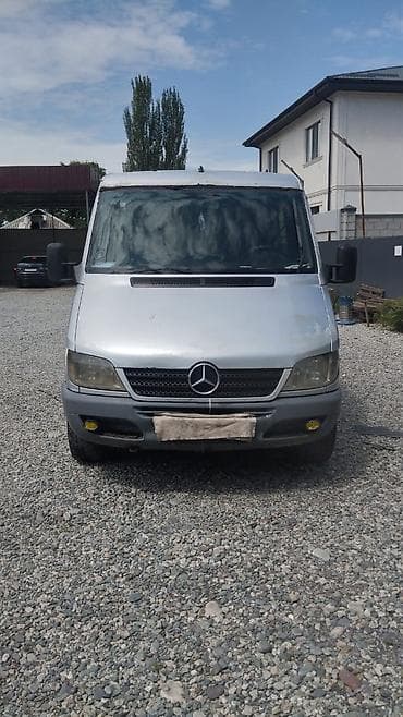 rex sprinter: Mercedes-Benz Sprinter (короткая база, средняя крыша), серебристый — 1