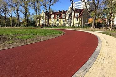solutions upper: Резиновое покрытие для беговых дорожек, спортплощадок и пешеходных зон — 1