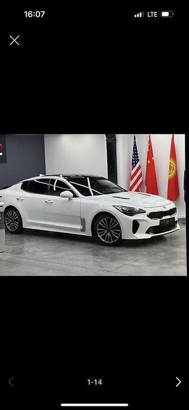 Kia Stinger: 2018 г., 2 л, Автомат, Бензин, Лифтбек at lalafo.kg Kia Stinger: 2018 г., 2 л, Автомат, Бензин, Лифтбек