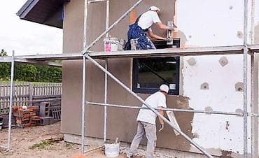 Ремонт фасада, Утепление фасада, Фасадный декор | Рамки, Молдинг | Гранит, Жидкий травертин, Сары-Таш | Керамзит, Пенопласт, Пенополиуретан Больше 6 лет опыта