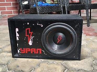 Автоэлектроника: Сабвуфер URAL в корпусе + усилитель SWAT MASTER M-1.500 — 1