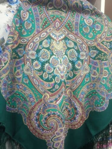 платочек: Новое поступление. Павлопосадские платки, палантины, натуральная — 8