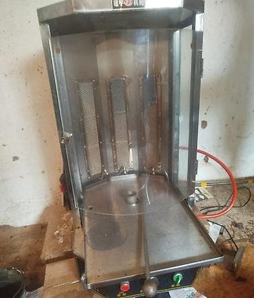 тандырные печки: Газовый гриль для шаурмы/донера - Профессиональная вертикальная — 1