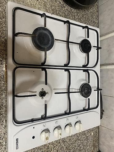 старые газовые плиты: Beko, Газовая, Механическое, Встраиваемая, Б/у, Полная оплата — 2
