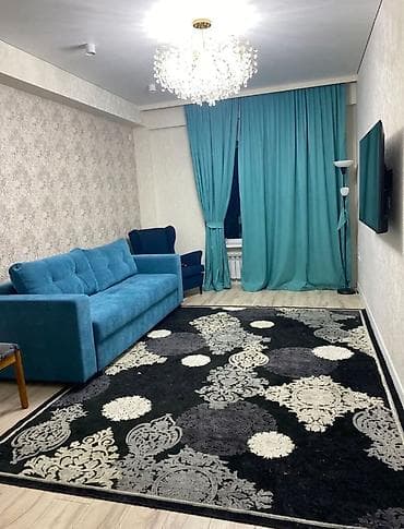 5: 2 комнаты, 72 м², Асанбай мкр Элитка, 5 этаж, Евроремонт — 5