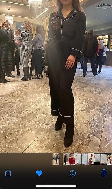 пижамы: Комбинезон костюм Zara размер S, подойдет и на М - Пояс на — 1