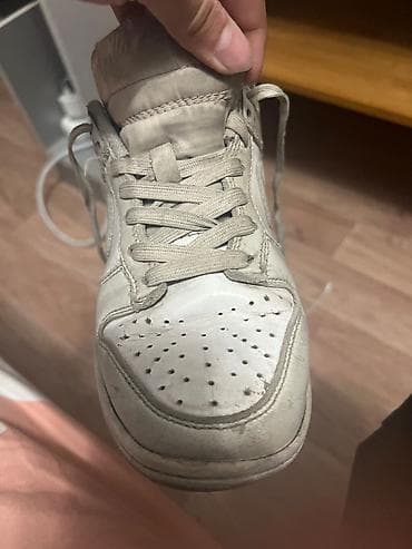 найк данки: Продаю оригинал Nike dunk low white 36 размер — 1