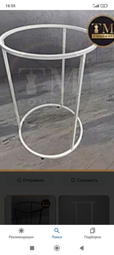 оборудование в бутик: Вешалка для одежды кранштейны для магазинов, отелье, сварка — 2