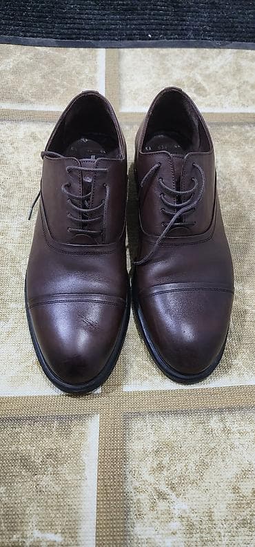 коричневые туфли: Мужские туфли, 44, Б/у, цвет - Коричневый — 3