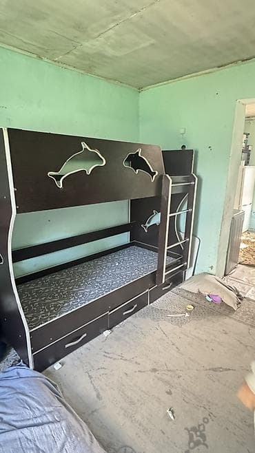 bunk bed: Детская двухъярусная кровать «Дельфины» - Два спальных места одно над — 3