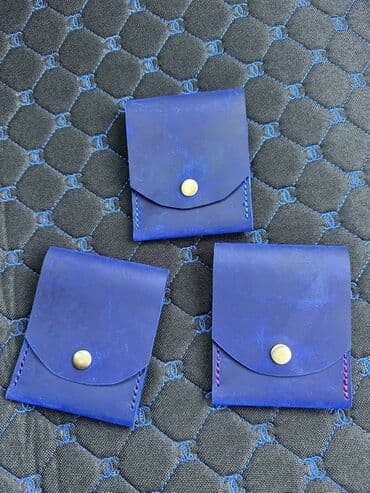 Сумки: Минималистичные карманные кардхолдеры из натуральной кожи — 1