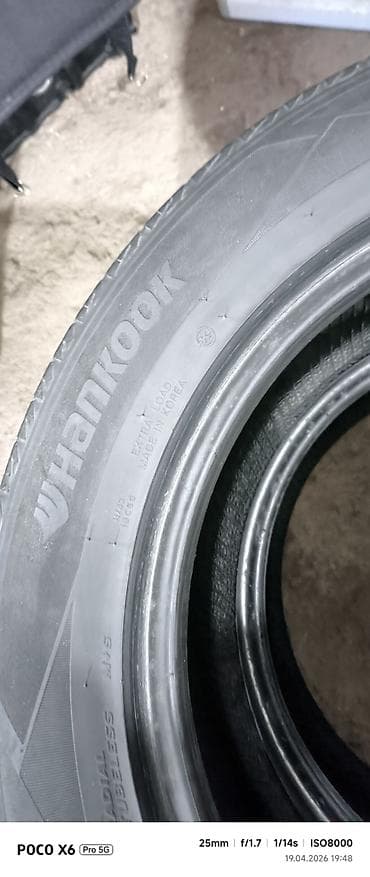 lada 2113: Шины R 17, Лето, Б/у, Комплект, Легковые, Корея, Hankook — 4