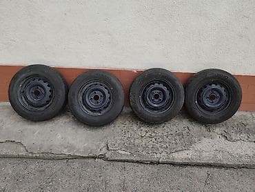 Комплект из 4 колес в сборе: стальные диски + летние шины Kumho