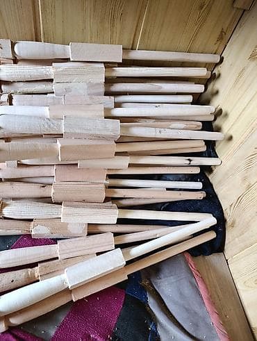 Готовые ступеньки для лестниц: Готовая балясина, Материал: Дерево, Для лестницы — 1