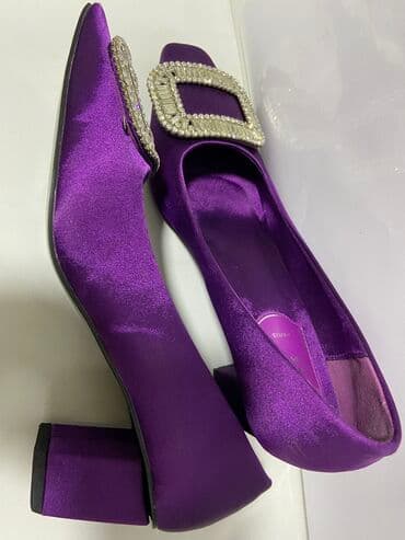 Ковролин: Туфли атласные "Roger Vivier" original классика на все времена. Размер — 6