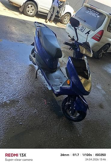 бектемир скутер: Скутер/мопед, синий цвет. Основные особенности: - Компактный — 7