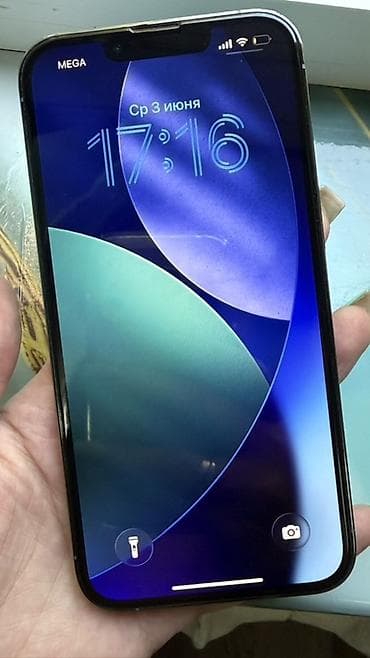 fly sky: IPhone 13 Pro, Б/у, 512 ГБ, Sierra Blue, Зарядное устройство, Защитное стекло, Чехол, 84 % — 1