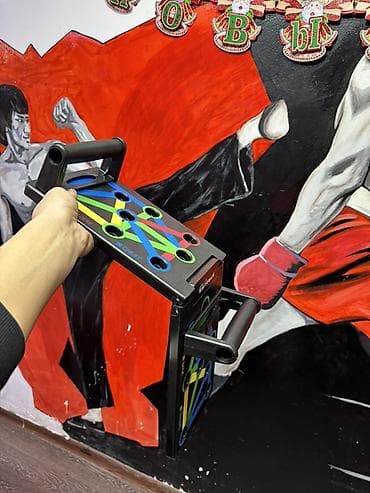 pull and: Многофункциональная доска для отжиманий STRAUSS с цветной схемой — 3