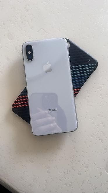 IPhone Xs, Б/у, 256 ГБ, Серебристый, Защитное стекло, Чехол, 92 % at lalafo.kg IPhone Xs, Б/у, 256 ГБ, Серебристый, Защитное стекло, Чехол, 92 %