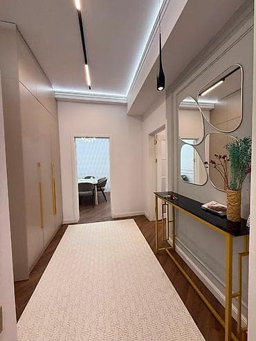 pro group: 2 комнаты, 70 м², Асанбай мкр Элитка, 9 этаж, Дизайнерский ремонт — 6