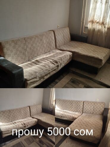 буду диваны: Комплект мягкой мебели, Б/у, Самовывоз, цвет - Коричневый — 5