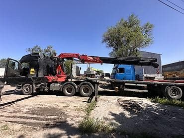 тяжёлый дым: Услуги автокрана-манипулятора на базе тягача Volvo FH16 750 длина — 5