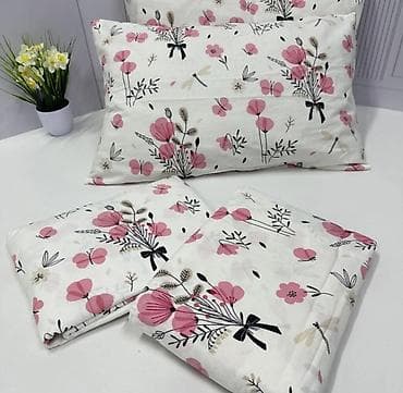 варенья: Белый комплект постельного белья 100% хлопка (промытый/варёный хлопок — 9