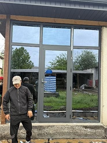 Услуги по строительству и ремонту: Алюминиевое окно на заказ, Тип окна: Панорамные, Платная установка, Без рассрочки — 7