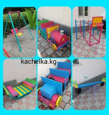 детские домики бишкек: Лодочка качалка Домики беседки для детей +2 скамейки Качели — 15