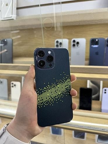 borofone bw15: IPhone 14 Pro Max, Б/у, 256 ГБ, Deep Purple, Защитное стекло, 80 % — 2