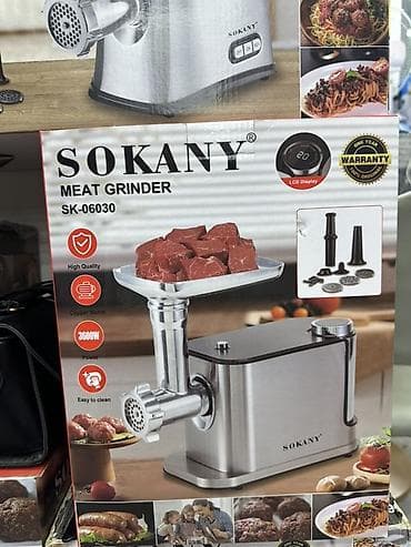 3600: Электрические мясорубки и блендеры SOKANY Мясорубки: - Модель — 2