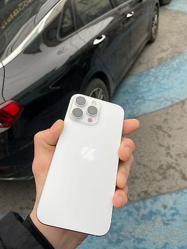 IPhone 16 Pro Max, Б/у, 256 ГБ, White Titanium, 91 % at lalafo.kg IPhone 16 Pro Max, Б/у, 256 ГБ, White Titanium, 91 %