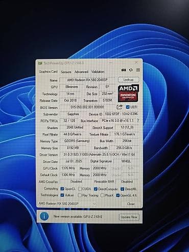 видеокарты gt: Видеокарта для ПК, Б/у, ЖК Sapphire, Radeon RX, 8 ГБ — 1