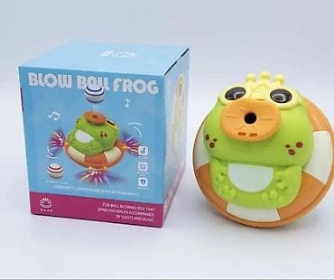Игрушка Blow Ball Frog — интерактивная лягушка с парящими шариками