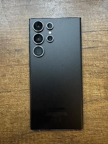 Samsung Galaxy S23 Ultra, Б/у, 256 ГБ, цвет - Черный, 2 SIM