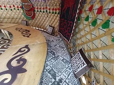 купол: Аренда юрты, Каркас Деревянный, 65 баш, С полом — 7