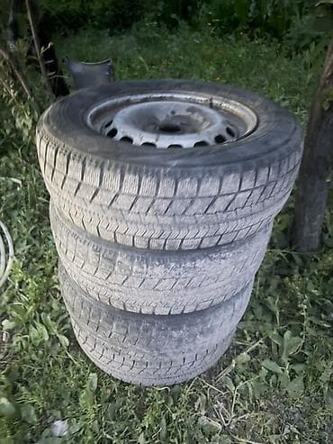 j 5: Колеса в сборе 195 / 65 / R 15, Зима, Б/у, Комплект, Легковые, Железные, отверстий - 4 — 1