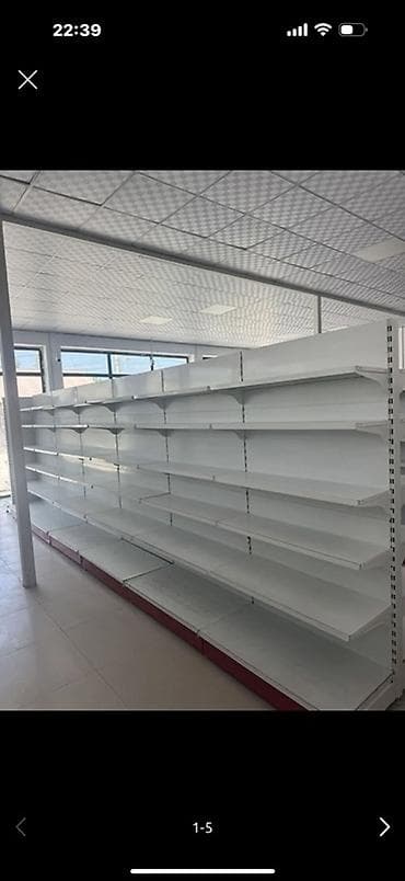 деревяные ящики: Торговые стеллажи островного типа - Металлические, модульные — 1