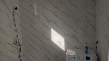 Душевой уголок с сантехникой и стиральной машиной гипки муравей тоже