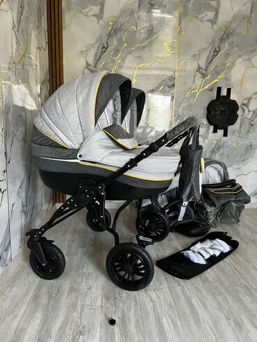 купить прогулочную коляску недорого: Коляска, цвет - Серебристый, Новый — 4