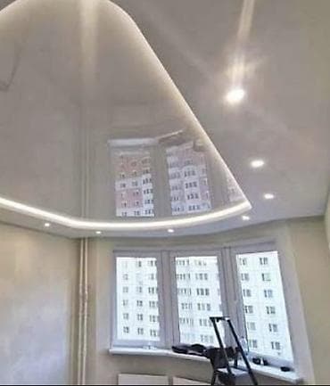 декоративные потолки: Натяжные потолки Декорирование потолков трафаретной росписью - — 7