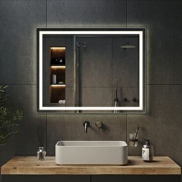 3d часы: Зеркало на заказ! Подсветка оптом Виды зеркал: зеркало с подсветкой — 3