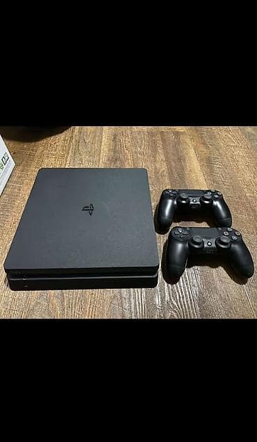 Игровая консоль Sony PlayStation 4 Slim (черная) Комплектация: - lalafo.kg да Игровая консоль Sony PlayStation 4 Slim (черная) Комплектация: -