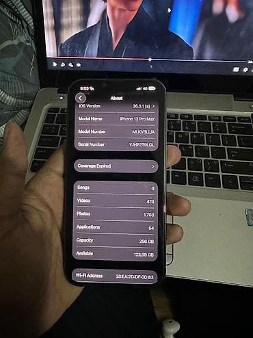 iphone 13 pro mac: IPhone 13 Pro Max, Б/у, 256 ГБ, Sierra Blue, 84 % — 6