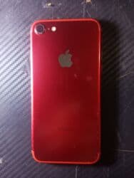 бу телефоны айфоны: IPhone 7, Колдонулган, 128 ГБ, Кызыл, Каптама, 100 % — 1