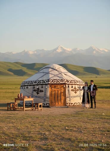 Аренда юрты, Каркас Деревянный, 65 баш, С полом